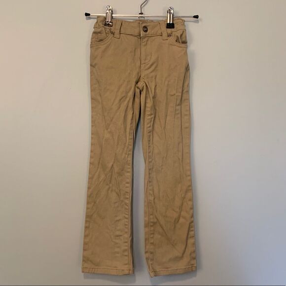 Girl's Wonder Nation Khaki Pants - Picture 1 of 6